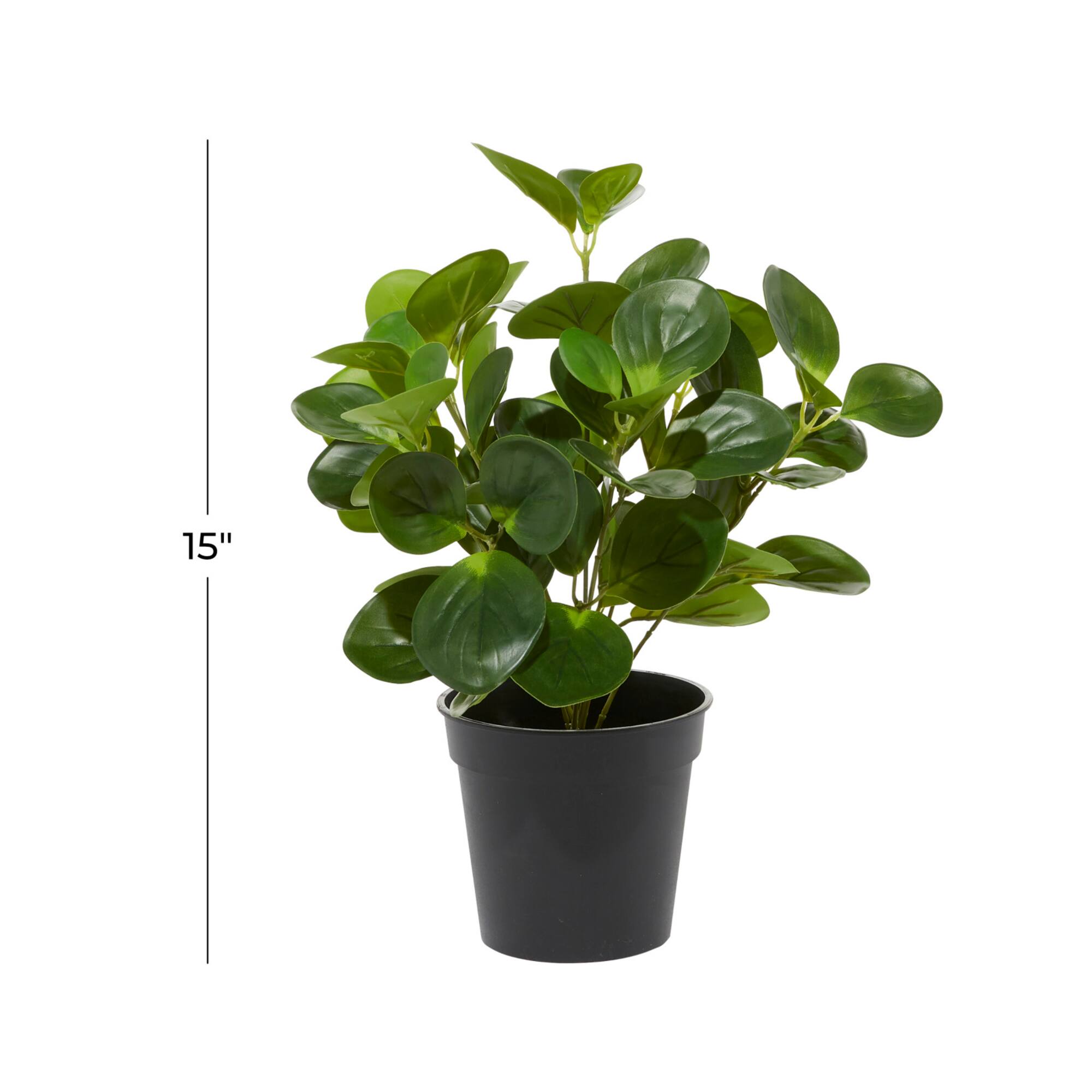Green Plastic Traditional Artificial Foliage, 10" x 7" x 13"